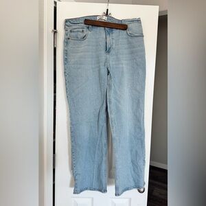 Abercrombie & Fitch Light Blue Women Jeans Low Rise Baggy